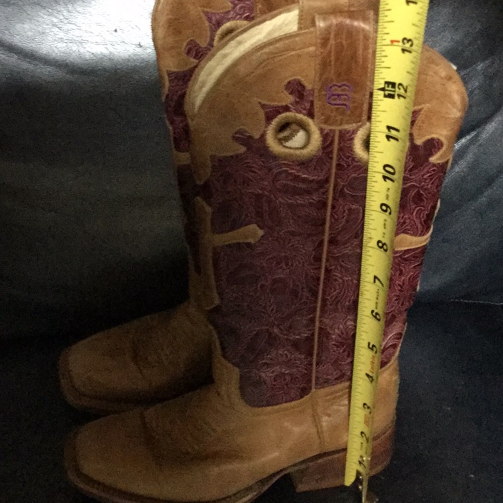 Anderson bean rodeo cowgirl cowboy boots ranch barn barrel racing buckaroo - Picture 13 of 14